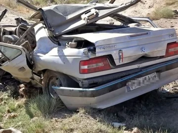 ۴ کشته و ۹ مصدوم در تصادف شدید ۲ خودرو در محور اهر- تبریز